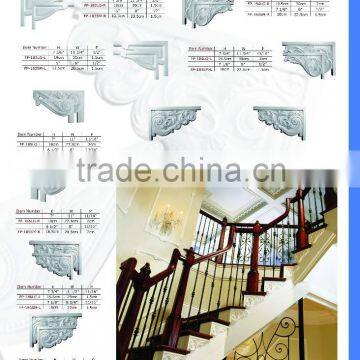 PU Stair Brackets Polyurethane Crown Moulding Good price beautiful new modern PU Carved Panel