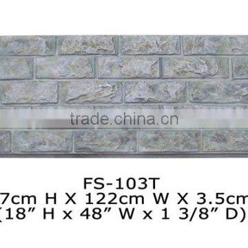 Polyurethane High Quality Beautiful Decorative pu Stone Panel photo-3