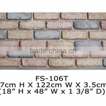 Polyurethane High Quality beautiful decorative pu culture brick