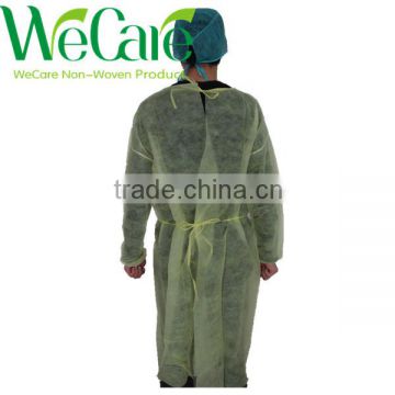 Yellow Hygienic Sanitary isolation gown