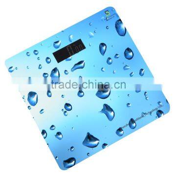 Water Drop SBS30-A, Scale Sublimation body scale, high quality body scale, custom bathroom scale, personalized body fat scale