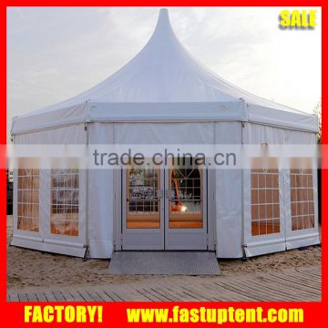 aluminum hexagon dome pagoda carpas tent for wedding party trade show event