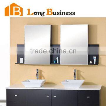 LB-JX2081Luxury modern bathroom cabinet with 2 basin