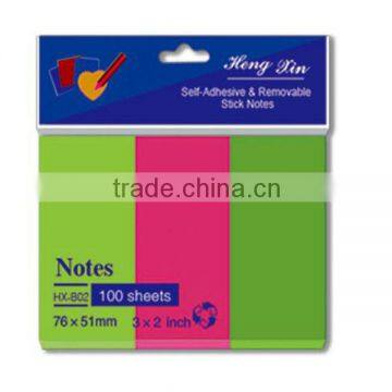 high quality sticky notes in square shape with any colour