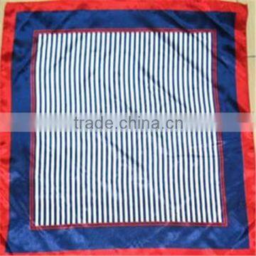 Satin custom printed square hanky