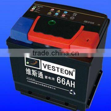 12V car /truck battery JIS and DIN Standard (56638MF 12V66AH)