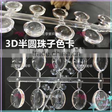 nail tips transparent color nail tips bead for color chart nail gel polish color card nail tools