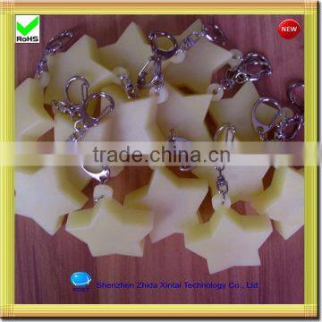 wholesale promotion custom made rubber keychains