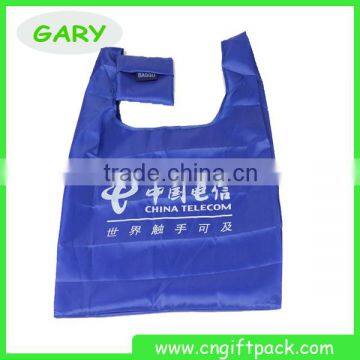 Customed Bluel polyester Bag Promotion with logo