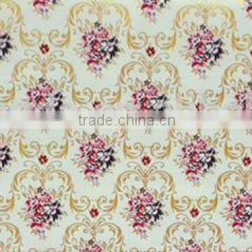 leather printed pvc tablecloth in roll elegant golden style new collection