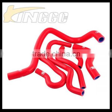 Red Flexible Radiator Silicone Hose Water Pipe for car