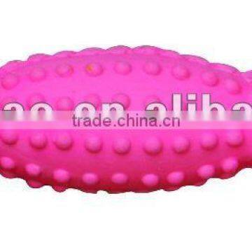 two latex ball pet toy with squeaky