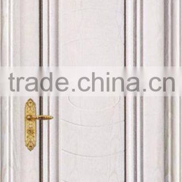 Arc shape One Panel Swing White Painted Veneered Interior MDF Doors for Hotel