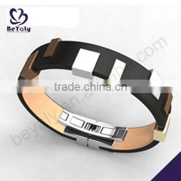 China Manufacturer 2015 latest stainless steel crystal beads bracelet