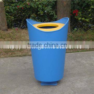 Custom made garbage trash bin metal outdoor garbage bin