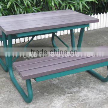 Outdoor wood table outdoor wooden bench table set