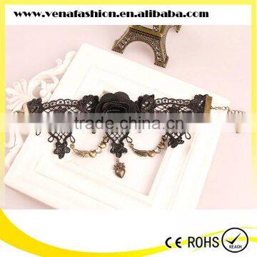 Flower Handmade Gold Shoe Lace Foot Chain photo-4