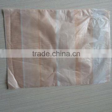 HDPE striped flat bags on roll