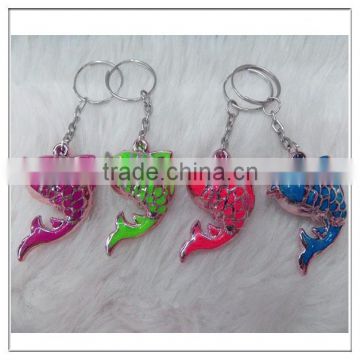 new custom promotion acrylic fish keychain