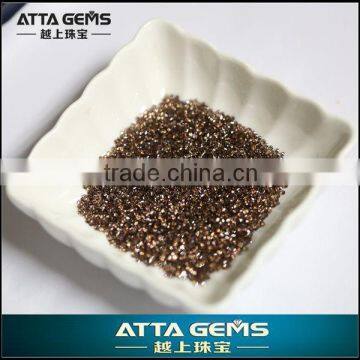 Round brilliant factory price brown Cubic zirconia wholesale-cz