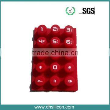 custom made silicone button rubber keypad