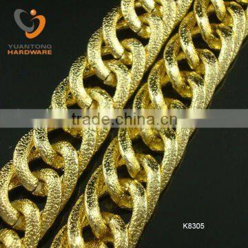 4.0mm Thickness Gold Color Chain Flat Shape