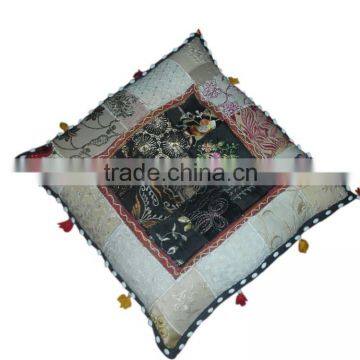 RTHPF-3 Designer embroidered khambadia work floor cushion and ottomans Stylish Home Furnishing Ottomans