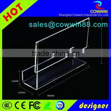Acrylic cigarette display rack with sign holder for promotion manufacturer price