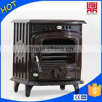 New design smokeless wood burning stove brown surface