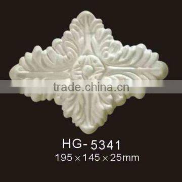 HG5341pu decorative ornament moulding/polyurethane veneer accessories