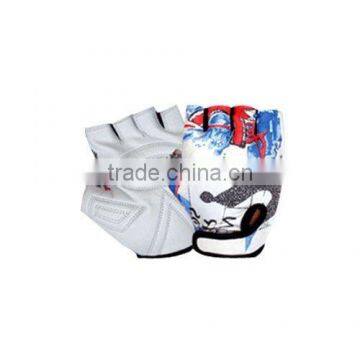 Lycra Material Ladies Weight Lifting Gloves / Fitness Gloves