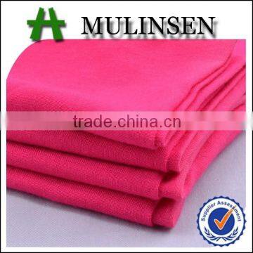 Shaoxing Textile woven 32s*32s/68*68 red rayon dyeing fabric