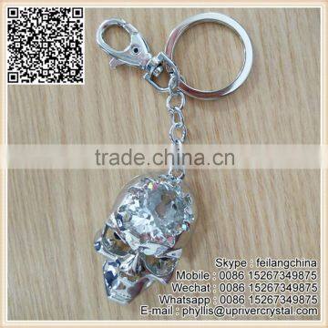 Promotion Party Gifts Big Diamond Skull Keychain