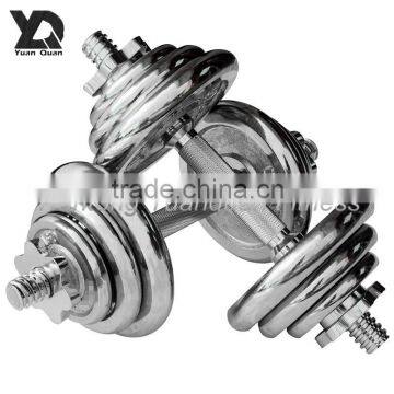 Wholesale Adjustable Chrome Dumbbell Set