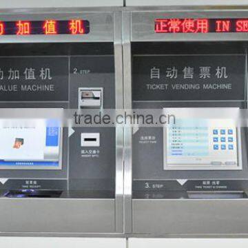 LED self-service ticket machine screens