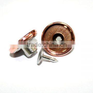 17mm custom fashion brass buttons for lady garment