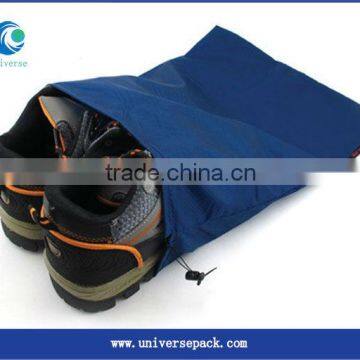 Blue nylon shoe storage bag