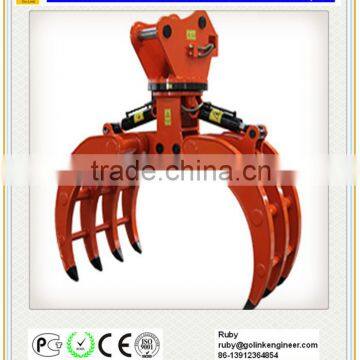 excavator hydraulic grapple