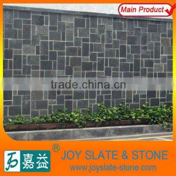 Natural wal shelf for cladding in natural balck slate stone