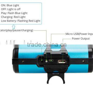Bluetooth Speaker Flashlight Power Bank Flashlight Bike Headlight Bike Cycling photo-5