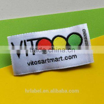 Straight Cut Woven Labels With Website