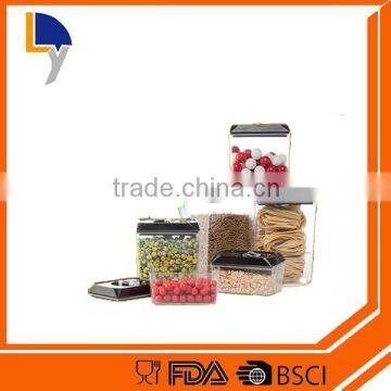 New design product OEM transparent cylinder PET plastic jar for candy packing