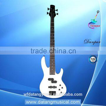 China Datang white bass guitar 4 string electric