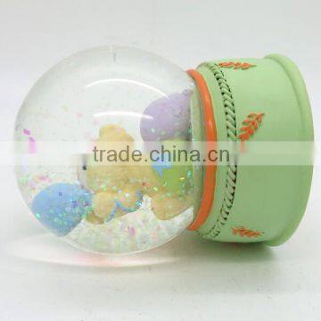 Cheap and funny Teddy bear snow globe