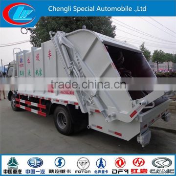 Dongfeng 4*2 new design compactor garbage truck price low for sale