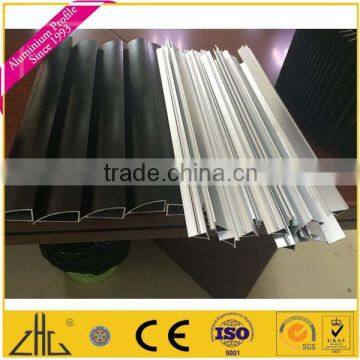 Wow!!clear Anodize Aluminium Extrusion for Office Partition, Greenhouse Aluminium Profile, Matt Black Anodised Aluminium Profile photo-2