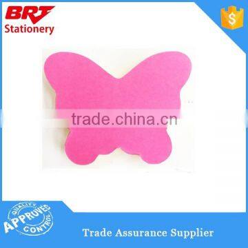 butterfly shaped sticky note pad