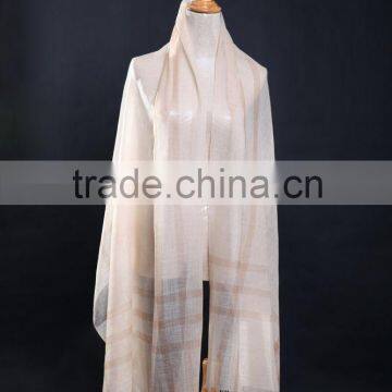 Soft and Light Camel Cashmere Scarf