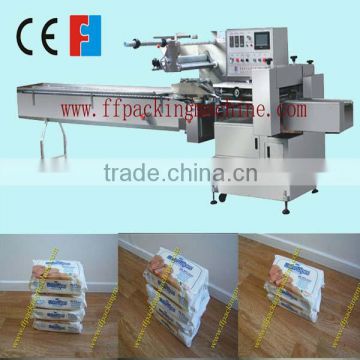 China manufacturer direct sale wet wipes horizontal packing machine