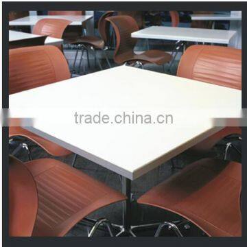 Acrylic Soid Surface Restaurant Dining Tables and Chairs ,fast Food Table,artificial Stone Tables photo-4